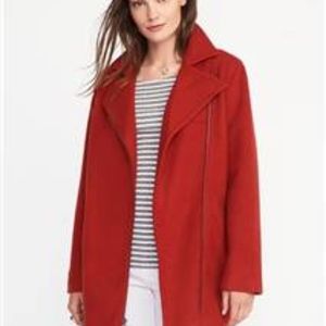 OLD NAVY WOMEN'S RED COAT